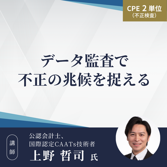 データ監査で不正の兆候を捉える